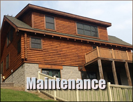  Yadkinville, North Carolina Log Home Maintenance